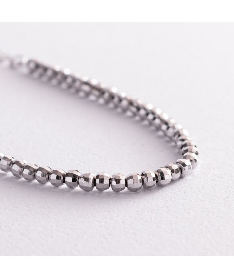 Silver bracelet "Balls" 141600 Onix 18