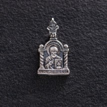 Підвіска "Святий Миколай" в сріблі 131771 Онікс