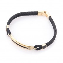 Rubber bracelet with cubic zirconia b02346 Onix 21