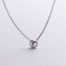 Necklace in white gold with diamond 734171121 Onyx 45