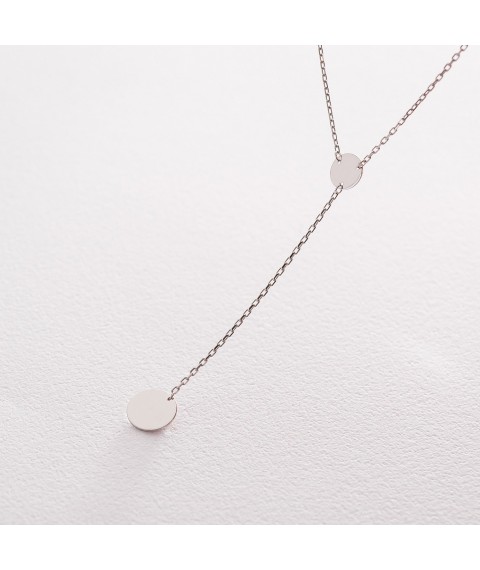 Gold necklace (for engraving) count01480 Onix 45
