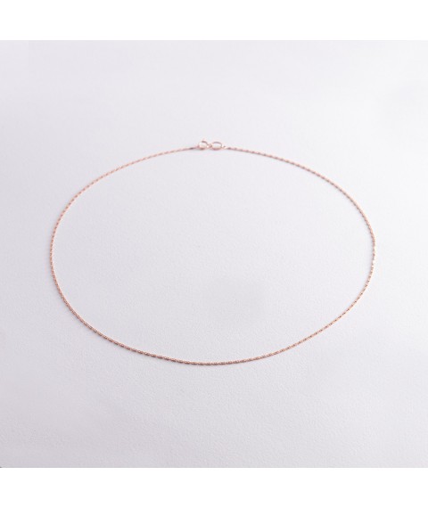 Necklace - chain in red gold ts00454 Onix 40