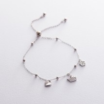Silver bracelet with cubic zirconia 141250 Onix 21