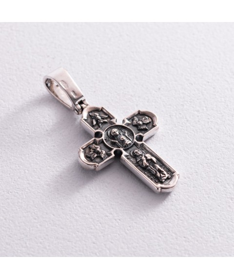 Silver cross with crucifix 132712 Onyx