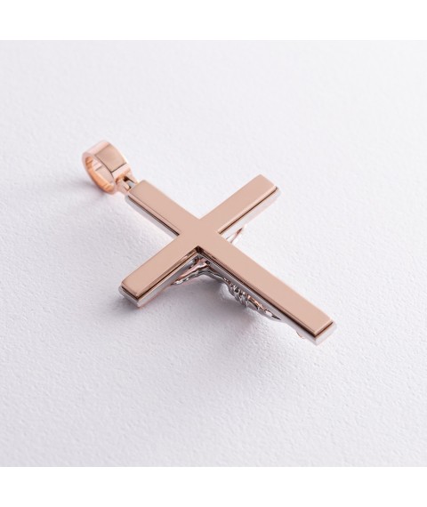 Golden cross "Crucifixion" 122941100 Onyx