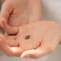 Серебряный сувенир "Кошельковая мышь" 23476 Онікс