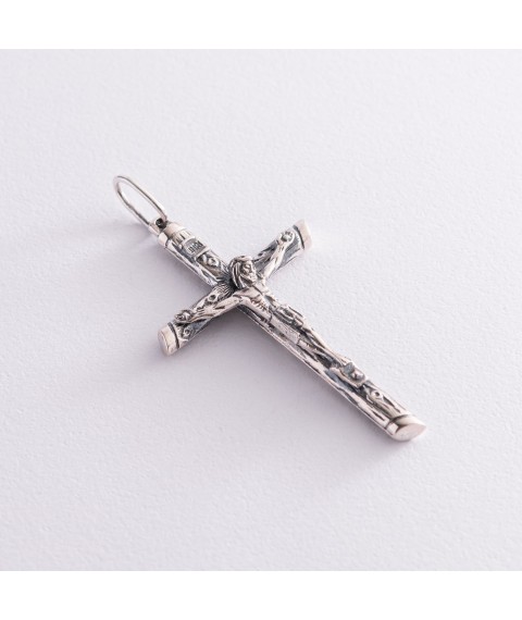 Silver cross with blackening 131042 Onyx