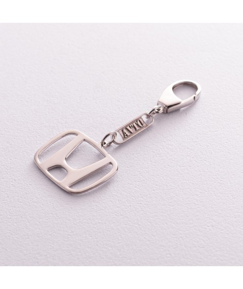 Silver keychain for car "Honda" 9018.1 Onyx