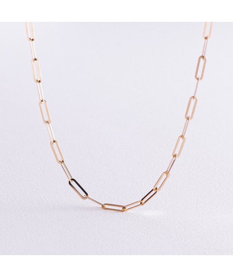 Necklace "Vanessa" in yellow gold kol02203 Onyx 42