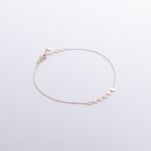 Bracelet "Coins" in yellow gold b05411 Onix 21