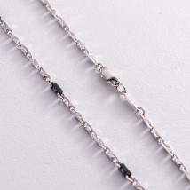 Silver men's chain ZANCAN ESC054-N Onyx