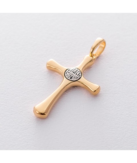 Silver cross "Save and preserve" 132887 Onyx