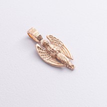 Gold pendant "Angel" p02737 Onyx