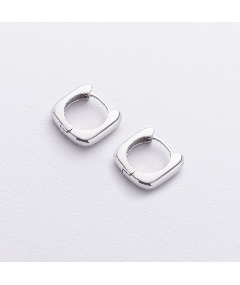 Серебряные серьги "Paola" 123454 Онікс