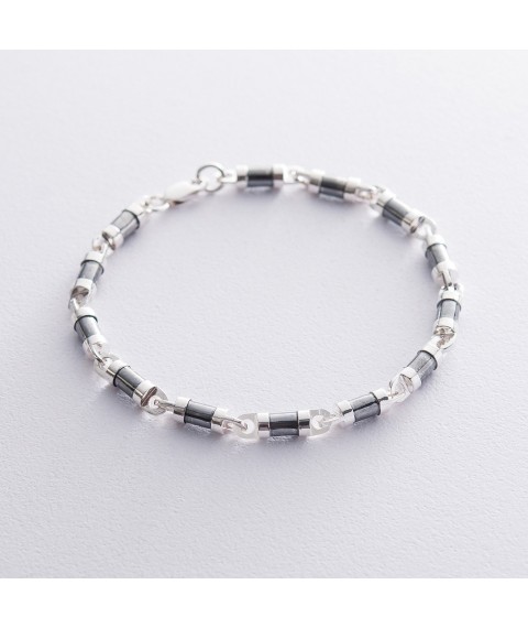 Men's silver bracelet 141400 Onix 20