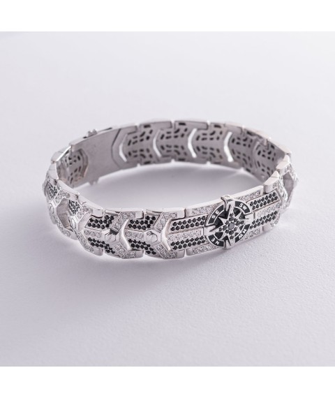 Men's silver bracelet B2501r Onix 21.5
