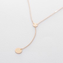 Gold necklace for engraving coll01478 Onix 42