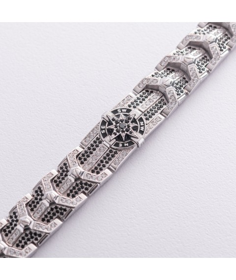 Men's silver bracelet B2501r Onix 21.5