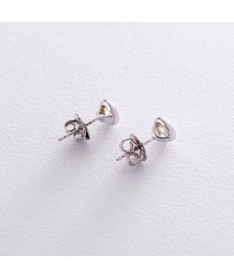 Gold stud earrings (diamond) sb0158arp Onyx