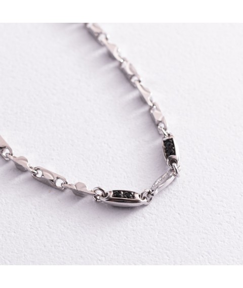 Silver men's bracelet ZANCAN ESB165 Onyx