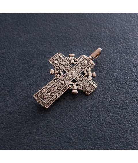 Orthodox cross "Crucifixion of the Lord" p00788 Onyx