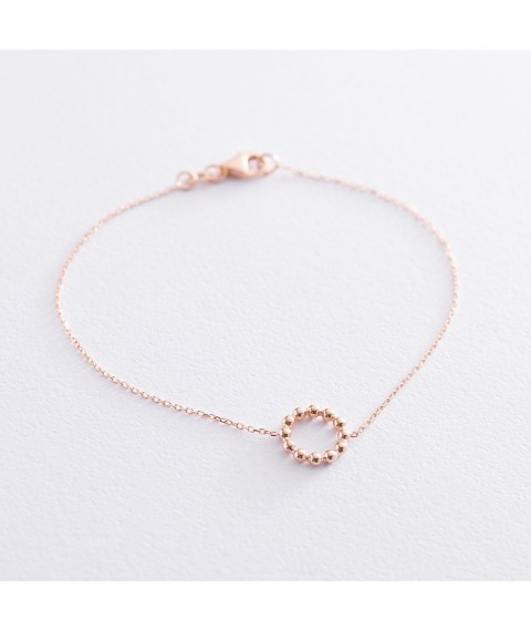 Gold bracelet "Harmony" b04468 Onix 18