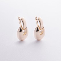 Серьги "Melaine" в желтом золоте с09150 Онікс