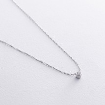 Necklace in white gold with diamond 732861121 Onyx