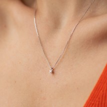 Necklace in white gold with diamond 719361121 Onyx 45