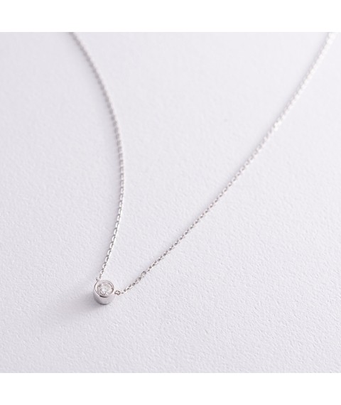 Necklace in white gold with diamond 719071121 Onyx 40