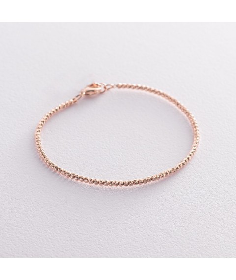 Gold bracelet "Balls" b05029 Onix 18