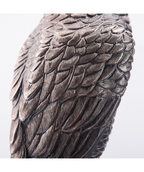 Срібна фігура ручної роботи "Папуга" сер00023 Онікс
