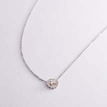 Gold necklace with diamonds kolm0289 Onyx