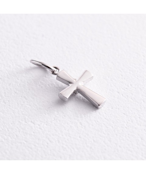 Cross in white gold with diamond 116841121 Onyx