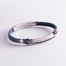 Men's bracelet ZANCAN ESB179-BL Onix 19.5