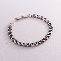 Men's silver bracelet (garibaldi) ch021751 Onix 20