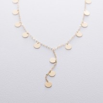 Necklace Coins in yellow gold count01553 Onyx 43