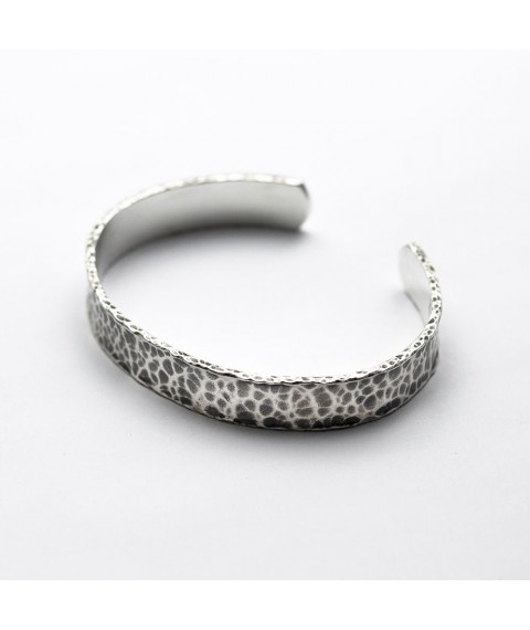 Hard silver bracelet 141240 Onyx
