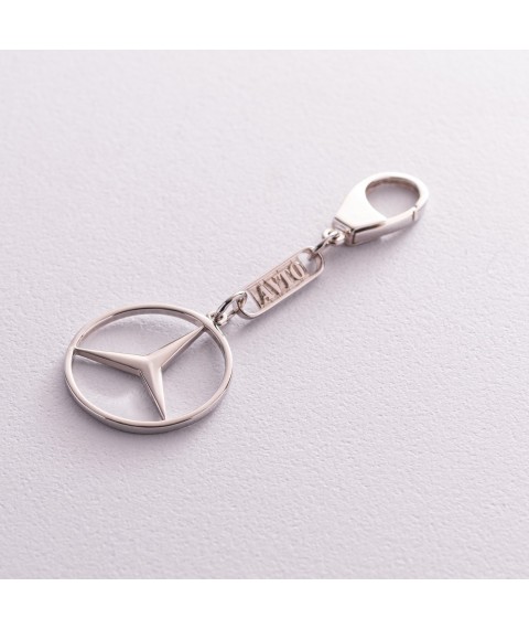 Silver keychain for car "Mercedes-Benz" 9003.1 Onyx