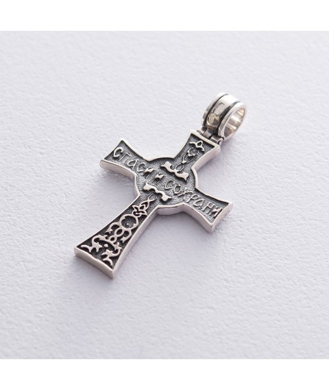 Orthodoxes Kreuz "Save and Preserve" mit Schw?rzung 132474 Onyx
