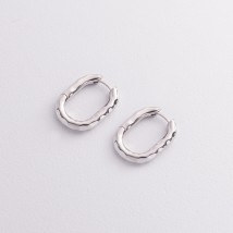 Серебряные серьги "Priscilla" 7260род Онікс