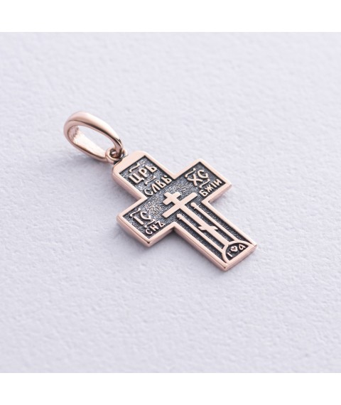 Gold cross (blackening) p03250 Onix