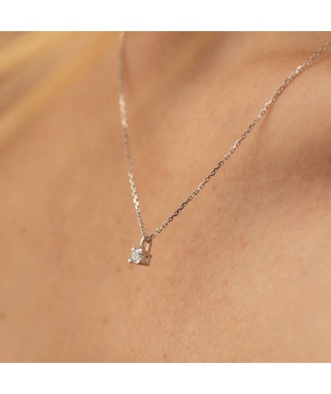 Necklace in white gold with diamond 719321121 Onyx 45