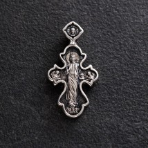 Orthodox cross "Icon of the Mother of God "Three-handed" 131923 Onyx