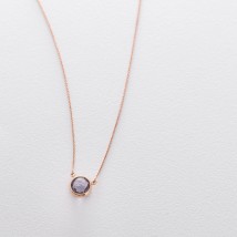 Gold necklace (amethyst) count01180 Onyx 41