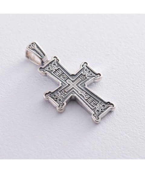 Православний хрест "Голгофа" (чорніння) 131190 Онікс