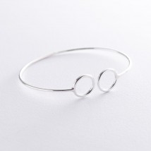 Hard silver bracelet 141467 Onyx