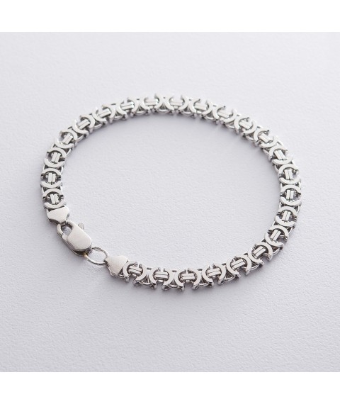 Men's silver bracelet (Euro 1.0 cm) ro21691 Onix 23