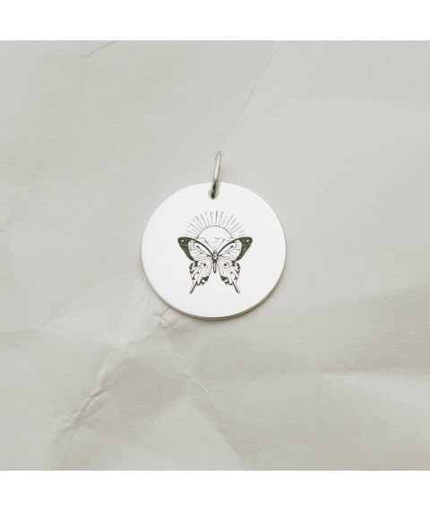 Anh?nger "Schmetterling" (2,1 cm) 132724bab Onyx