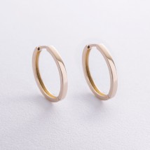 Earrings - rings in yellow gold s08764 Onyx